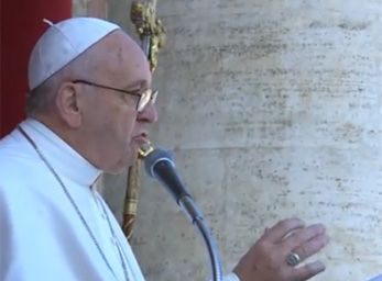 Papst Franziskus / screenshot ctv Mittelloggia des Petersdoms