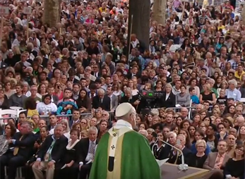 Papst in Philadelphia / screenshot ctv Papst in Philadelphia