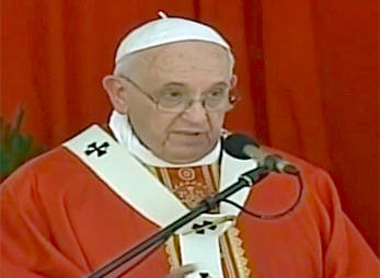Papst Franziskus in Holguin / screenshot ctv Papst Franziskus in Holguin