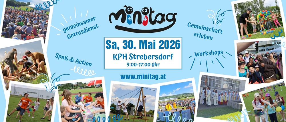 Werbung für den Minitag 2026