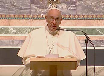 Papst Franziskus in Washington / screenshot ctv Papst Franziskus in Washington