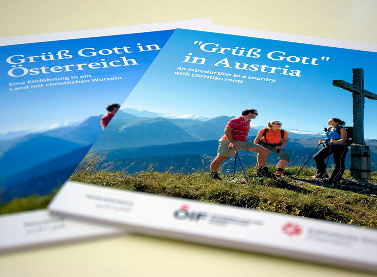 Broschüre 'Grüß Gott in Österreich' / katholisch.at Grüß Gott in Österreich - nun auch in Deutsch/Englisch